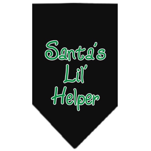 As You Wish Apparel – "Santas Lil Helper" Christmas Pet Bandana