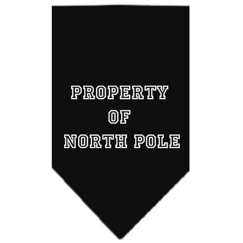 As You Wish Apparel – "Property Of North Pole" Christmas Pet Bandana
