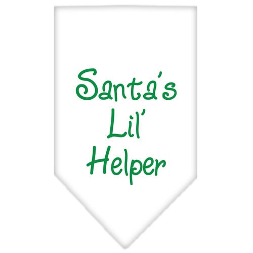 As You Wish Apparel – "Santas Lil Helper" Christmas Pet Bandana