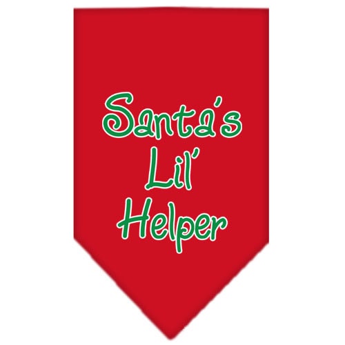 As You Wish Apparel – "Santas Lil Helper" Christmas Pet Bandana