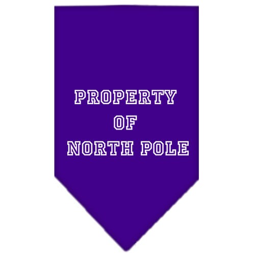 As You Wish Apparel – "Property Of North Pole" Christmas Pet Bandana