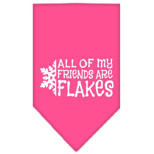 As You Wish Apparel – "All Of My Friends Are Flakes" Christmas Pet Bandana