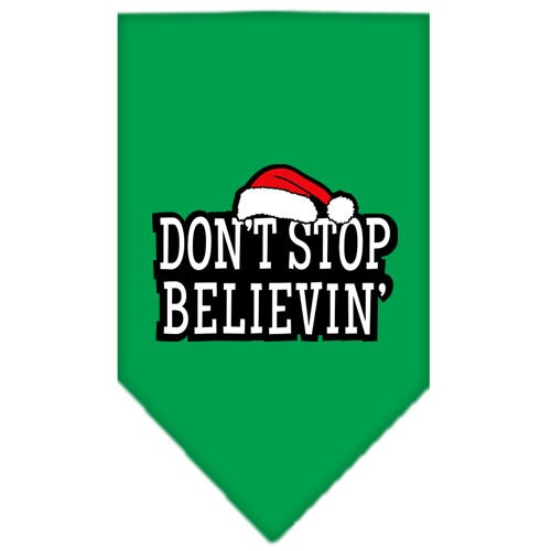As You Wish Apparel – "Dont Stop Believin" Christmas Pet Bandana
