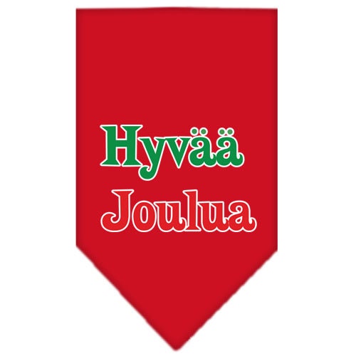 As You Wish Apparel – "Hyvää Joulua" Christmas Pet Bandana