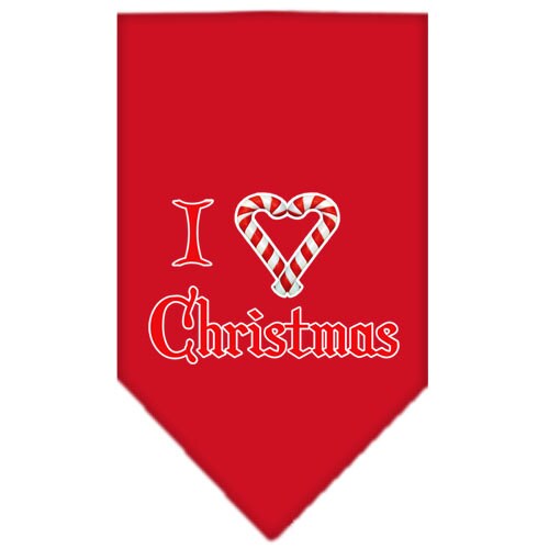 As You Wish Apparel – "I Heart Christmas" Pet Bandana