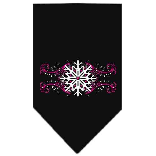 As You Wish Apparel – "Pink Snowflake Swirls" Christmas Pet Bandana