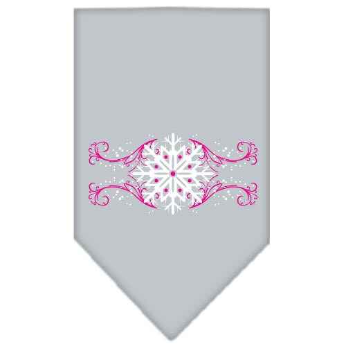 As You Wish Apparel – "Pink Snowflake Swirls" Christmas Pet Bandana