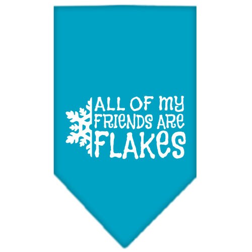 As You Wish Apparel – "All Of My Friends Are Flakes" Christmas Pet Bandana