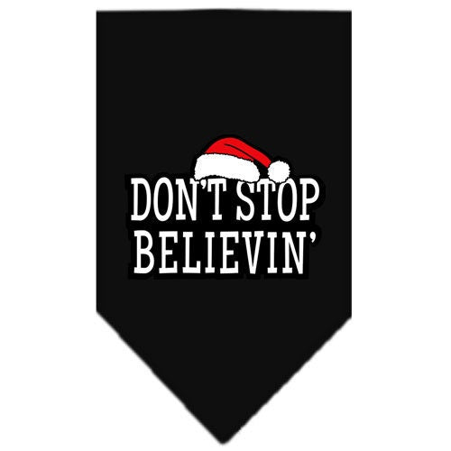 As You Wish Apparel – "Dont Stop Believin" Christmas Pet Bandana