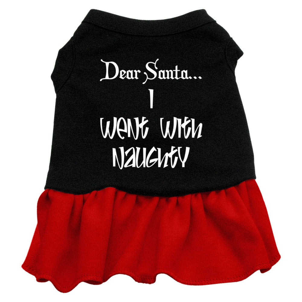 As You Wish Apparel – "Dear Santa, I Went With Naughty" Christmas Pet Dress