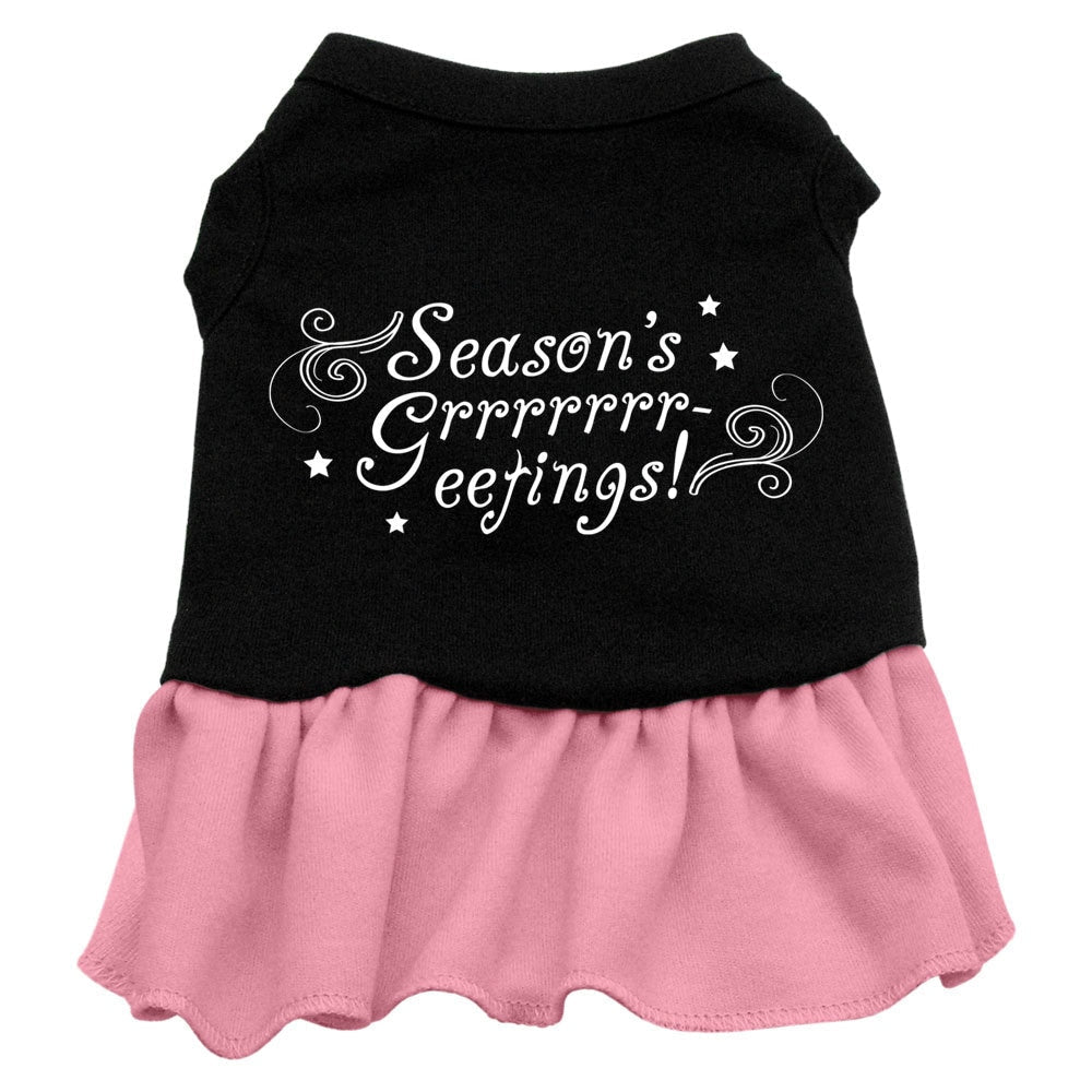 As You Wish Apparel – "Seasons Greetings" Christmas Pet Dress