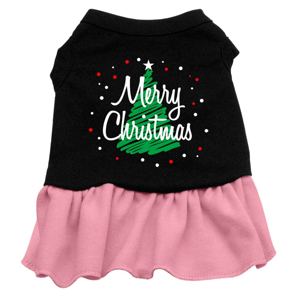 As You Wish Apparel – "Scribble Merry Christmas" Pet Dress