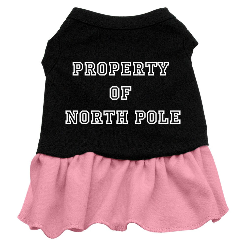 As You Wish Apparel – "Property Of North Pole" Christmas Pet Dress