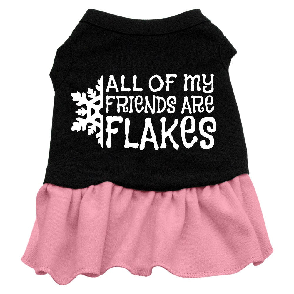 As You Wish Apparel – "All Of My Friends Are Flakes" Christmas Pet Dress