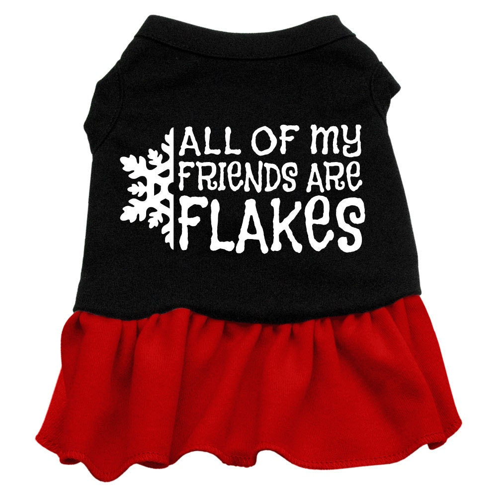 As You Wish Apparel – "All Of My Friends Are Flakes" Christmas Pet Dress