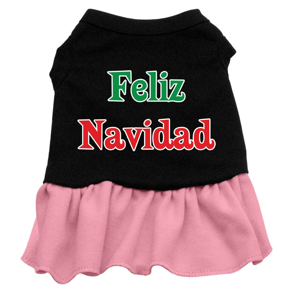 As You Wish Apparel – "Feliz Navidad" Christmas Pet Dress