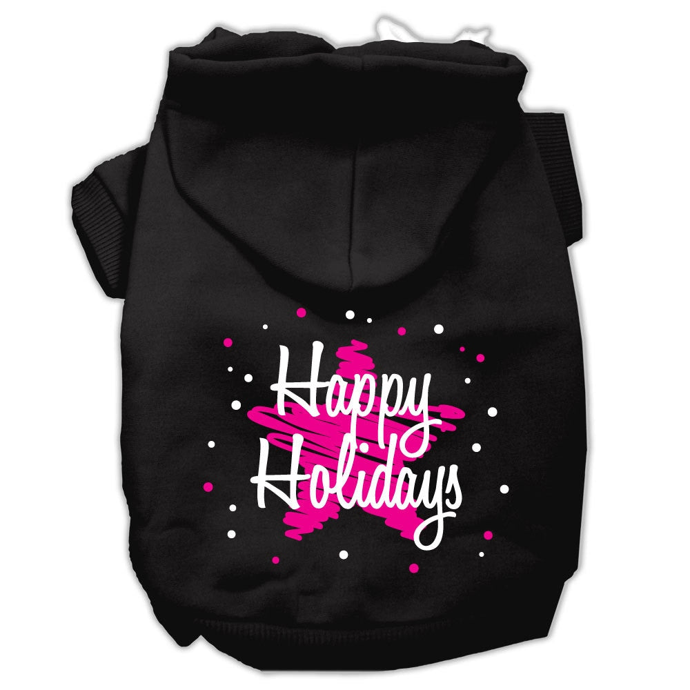 As You Wish Apparel – "Scribble Happy Holidays" Christmas Pet Hoodie
