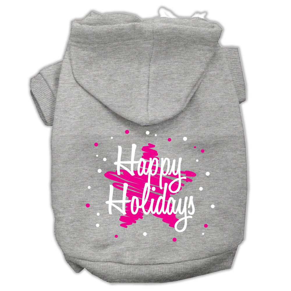 As You Wish Apparel – "Scribble Happy Holidays" Christmas Pet Hoodie
