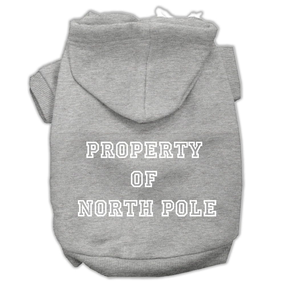 As You Wish Apparel – "Property of North Pole" Christmas Pet Hoodie