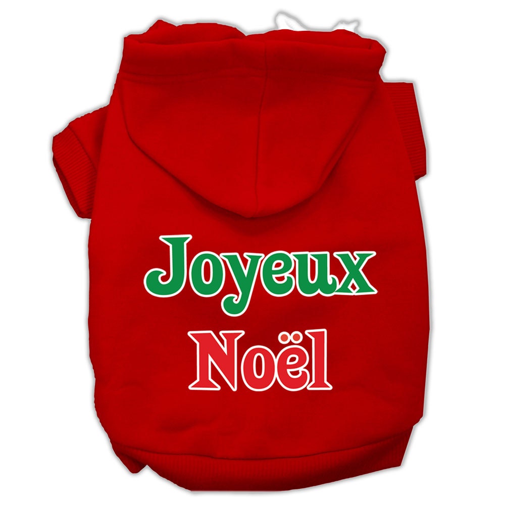 As You Wish Apparel – "Joyeux Noel" Christmas Pet Hoodie
