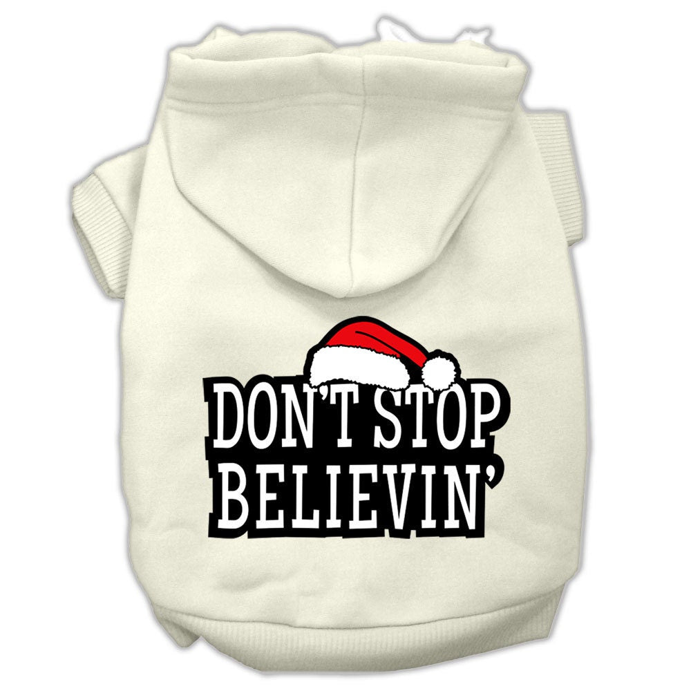 As You Wish Apparel – "Dont Stop Believin" Christmas Pet Hoodie