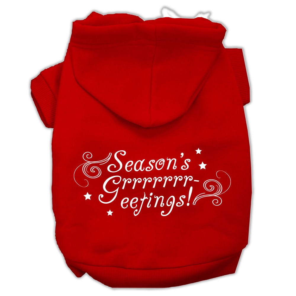 As You Wish Apparel – "Seasons Greetings" Christmas Pet Hoodie