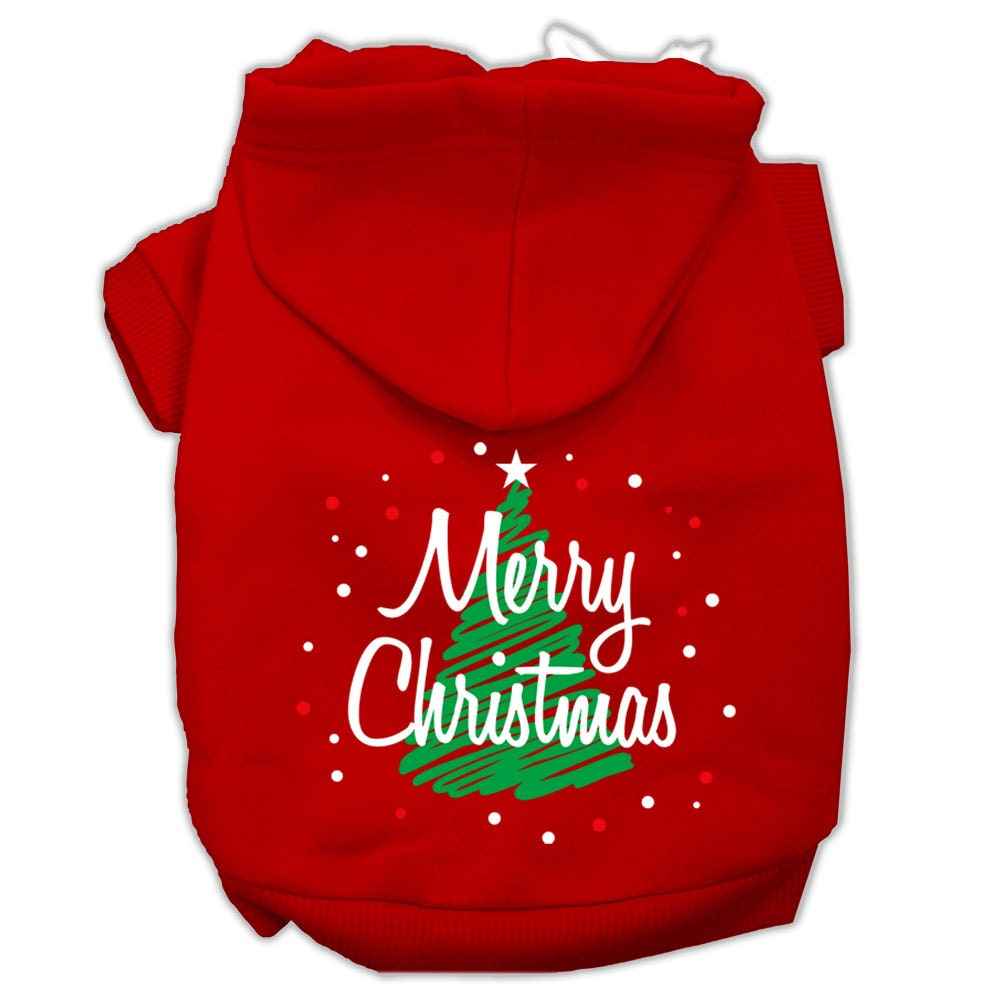 As You Wish Apparel – "Scribble Merry Christmas" Pet Hoodie