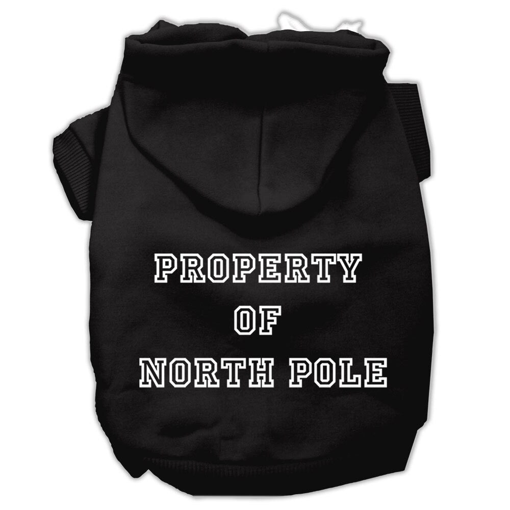 As You Wish Apparel – "Property of North Pole" Christmas Pet Hoodie