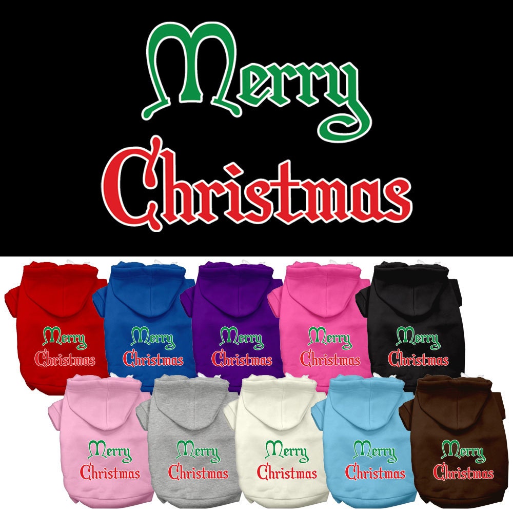 As You Wish Apparel – "Merry Christmas" Pet Hoodie