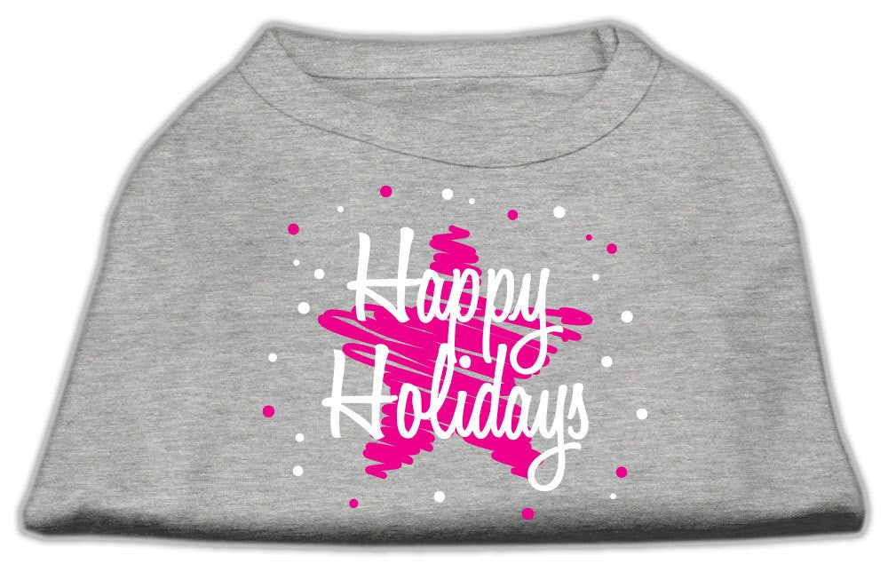 As You Wish Apparel – "Scribble Happy Holidays" Christmas Pet Shirt
