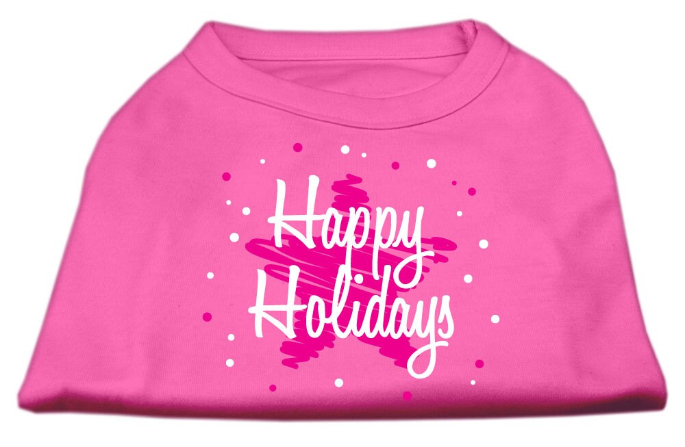As You Wish Apparel – "Scribble Happy Holidays" Christmas Pet Shirt