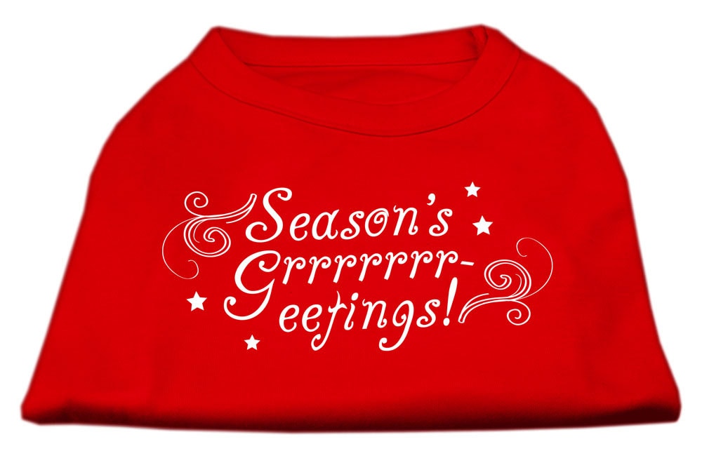 As You Wish Apparel – "Seasons Greetings" Christmas Pet Shirt