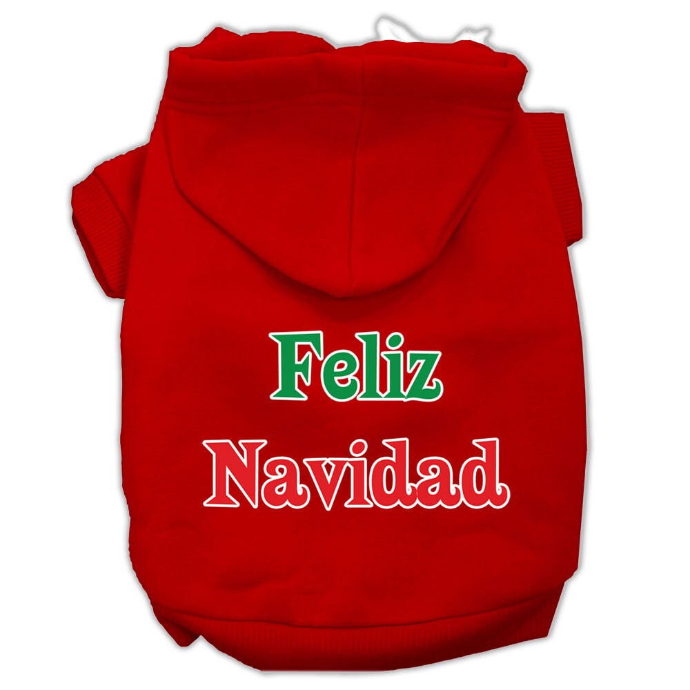 As You Wish Apparel – "Feliz Navidad" Christmas Pet Hoodie