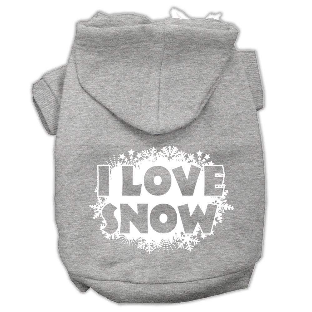 As You Wish Apparel – I Love Snow Christmas Pet Hoodie