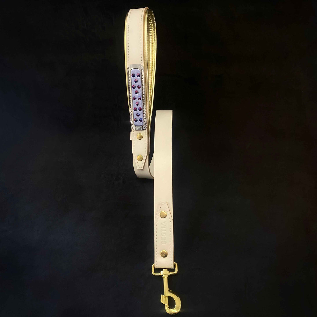 Bestia Candy Leather Dog Leash