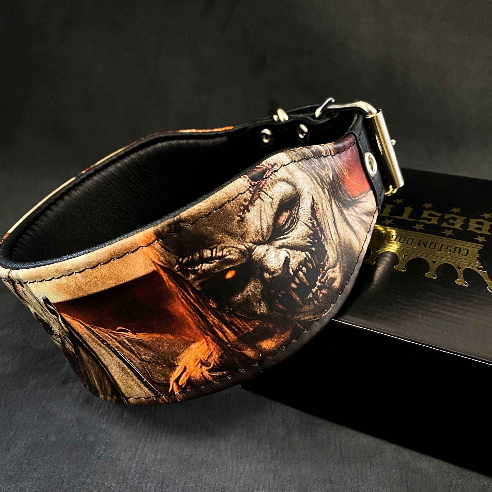Bestia Scare Limited Edition Leather Dog Collar