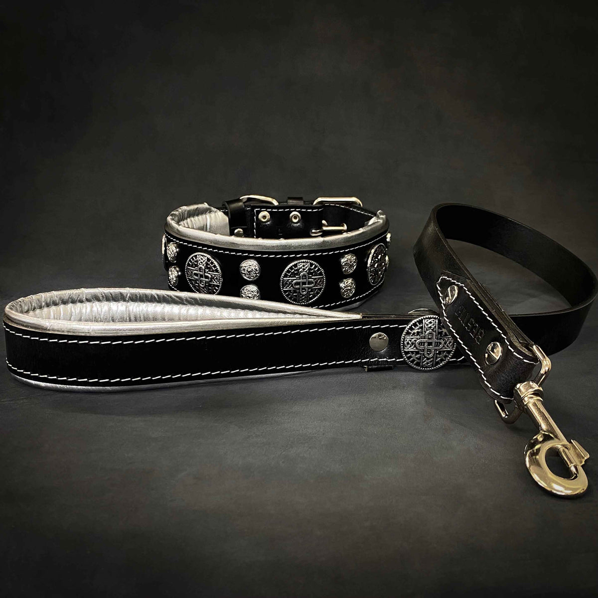 Bestia Hektor Leather Dog Collar