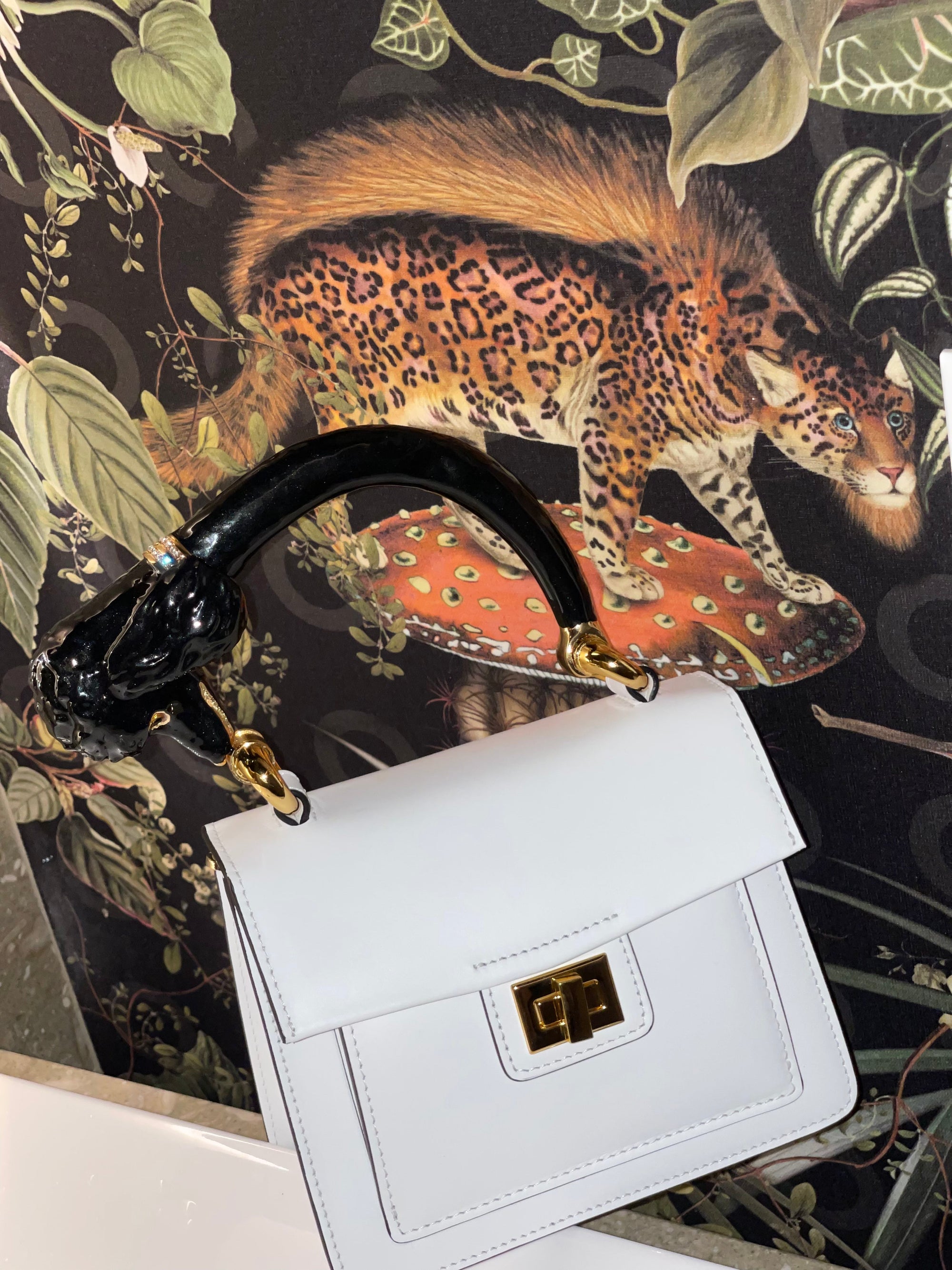 Allysa Payne The Bel Air Poodle Handle Handbag