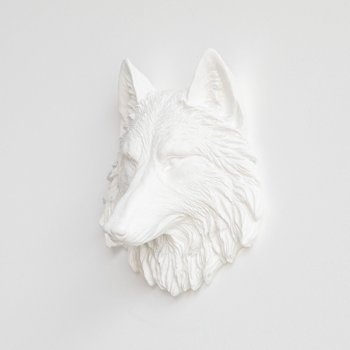 Faux Mini Wolf Head