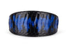 Black and Royal Blue Snake 3" Wide Style Collar