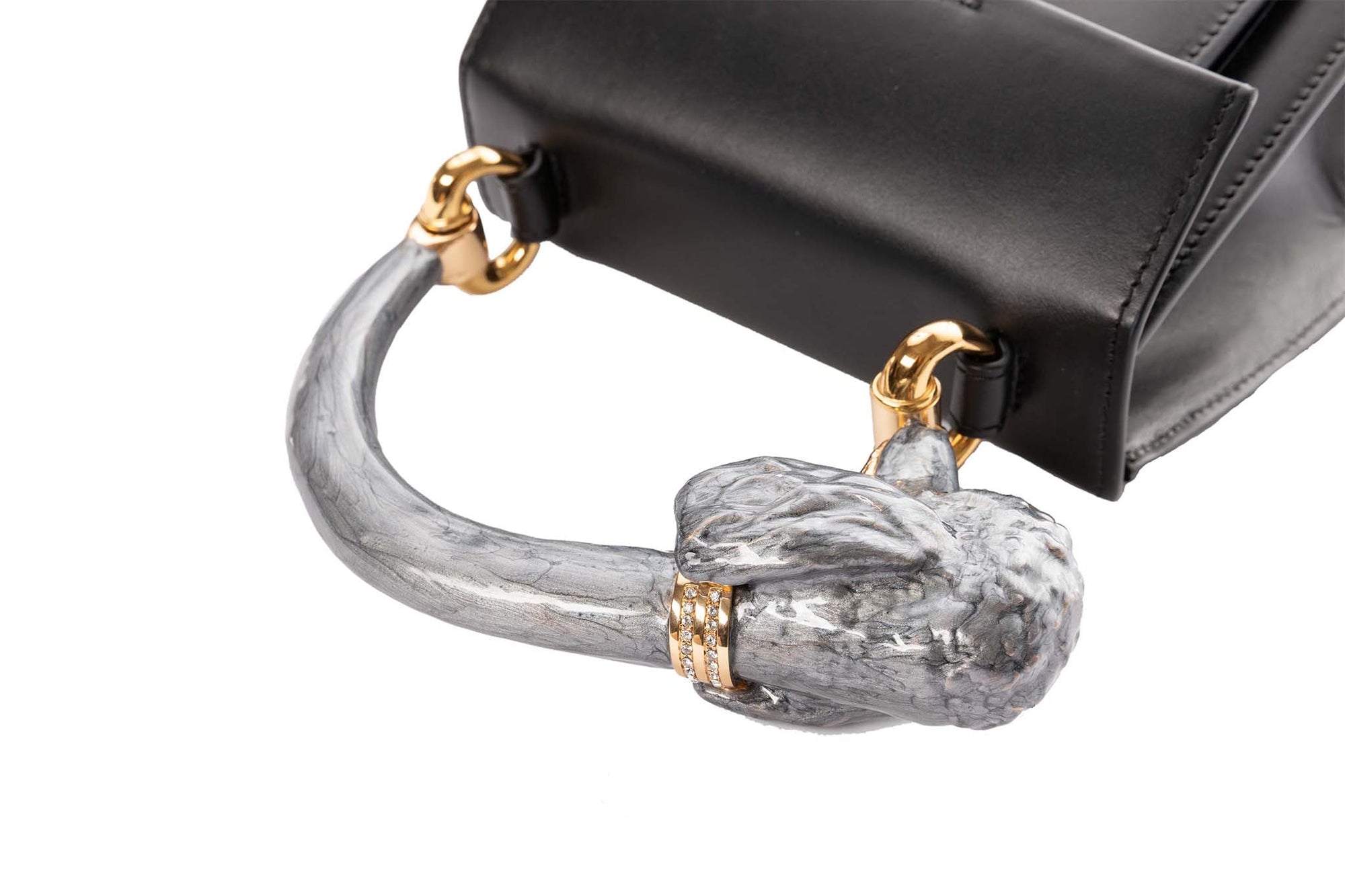 Allysa Payne The Malibu Poodle Handle Handbag