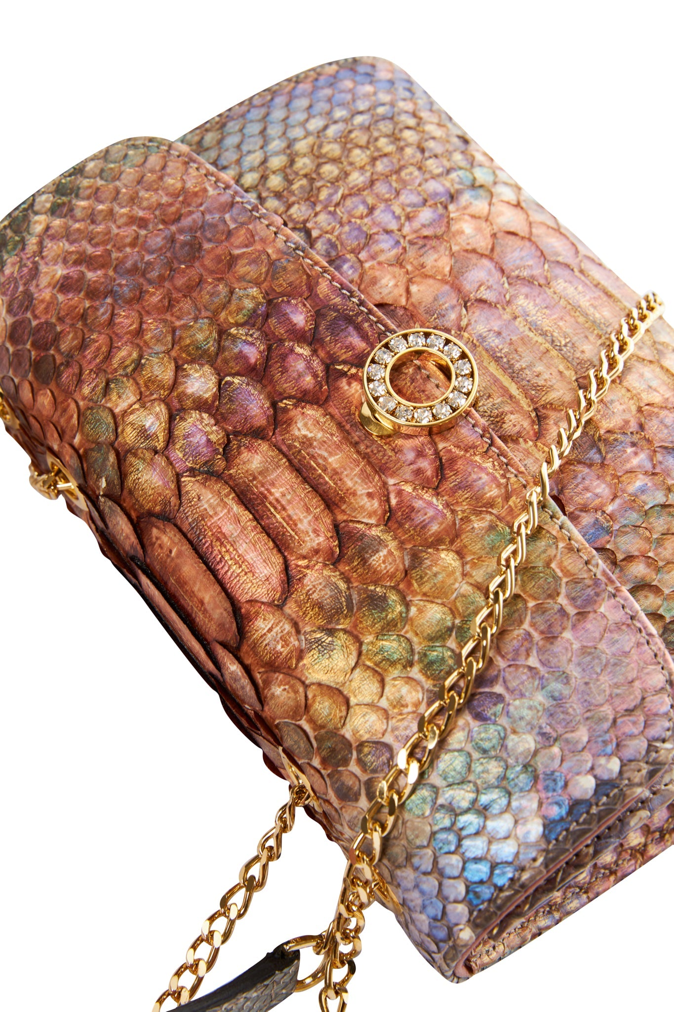 Allysa Payne Iridescent Python Day To Night Bag