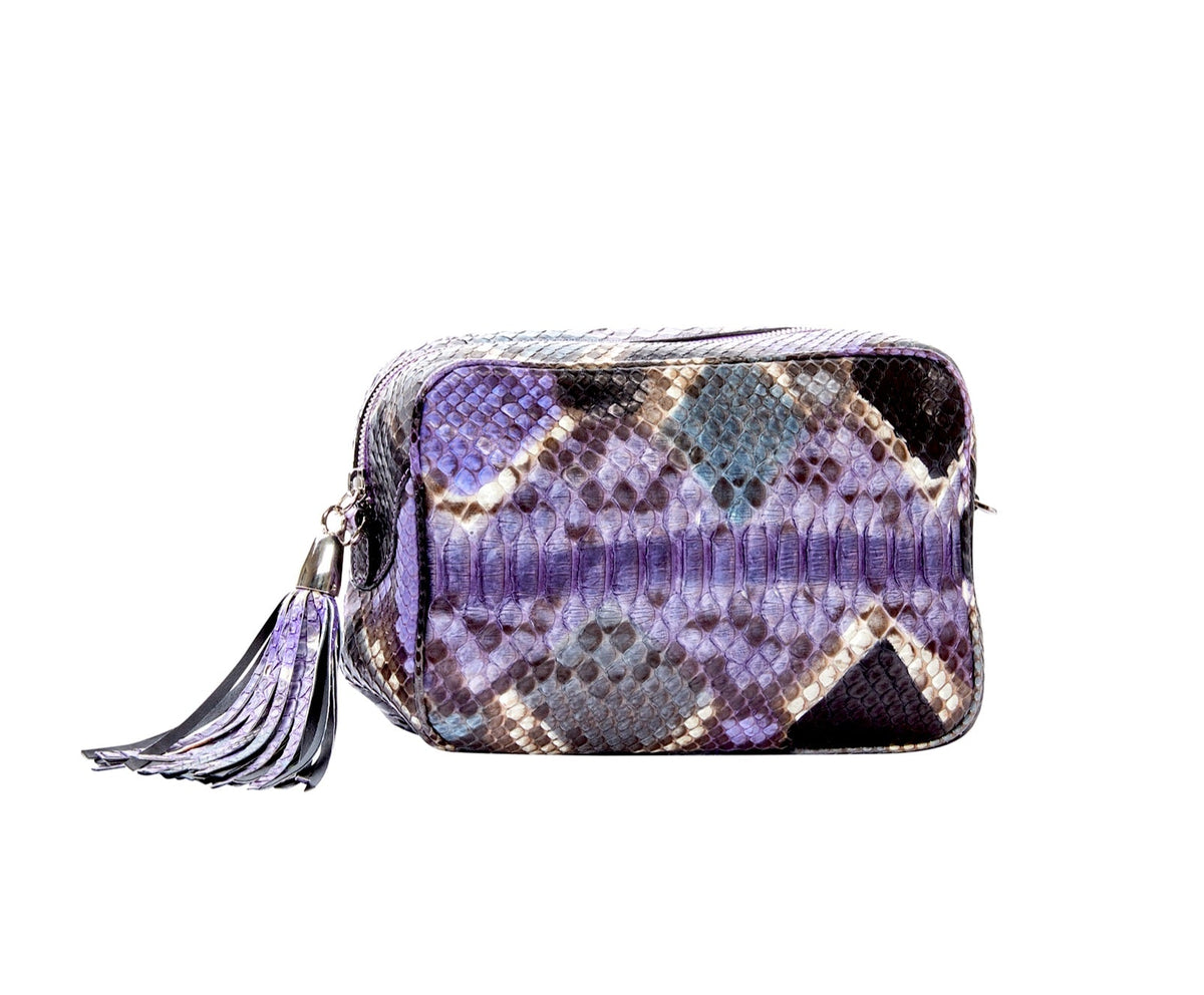 Allysa Payne Python Clutch Bag