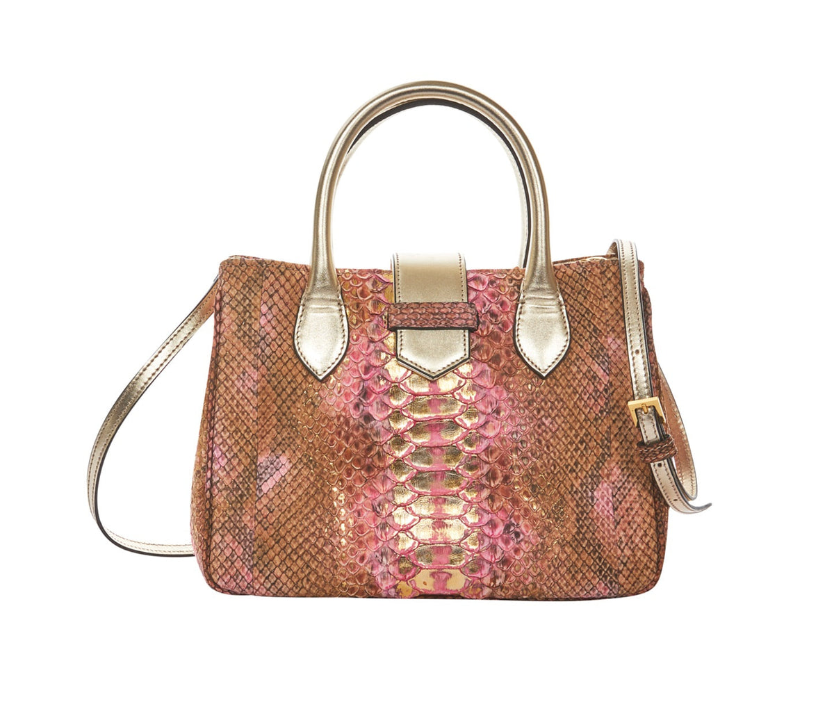 Allysa Payne Python Handbag