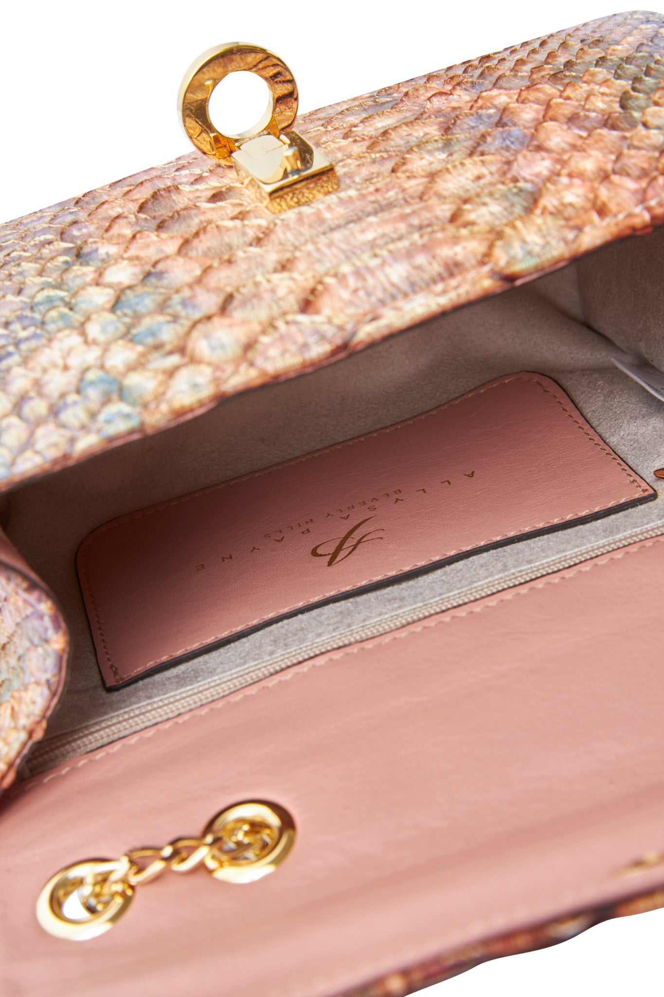 Allysa Payne Iridescent Python Day To Night Bag