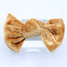 Velvet Knot Bow: Golden