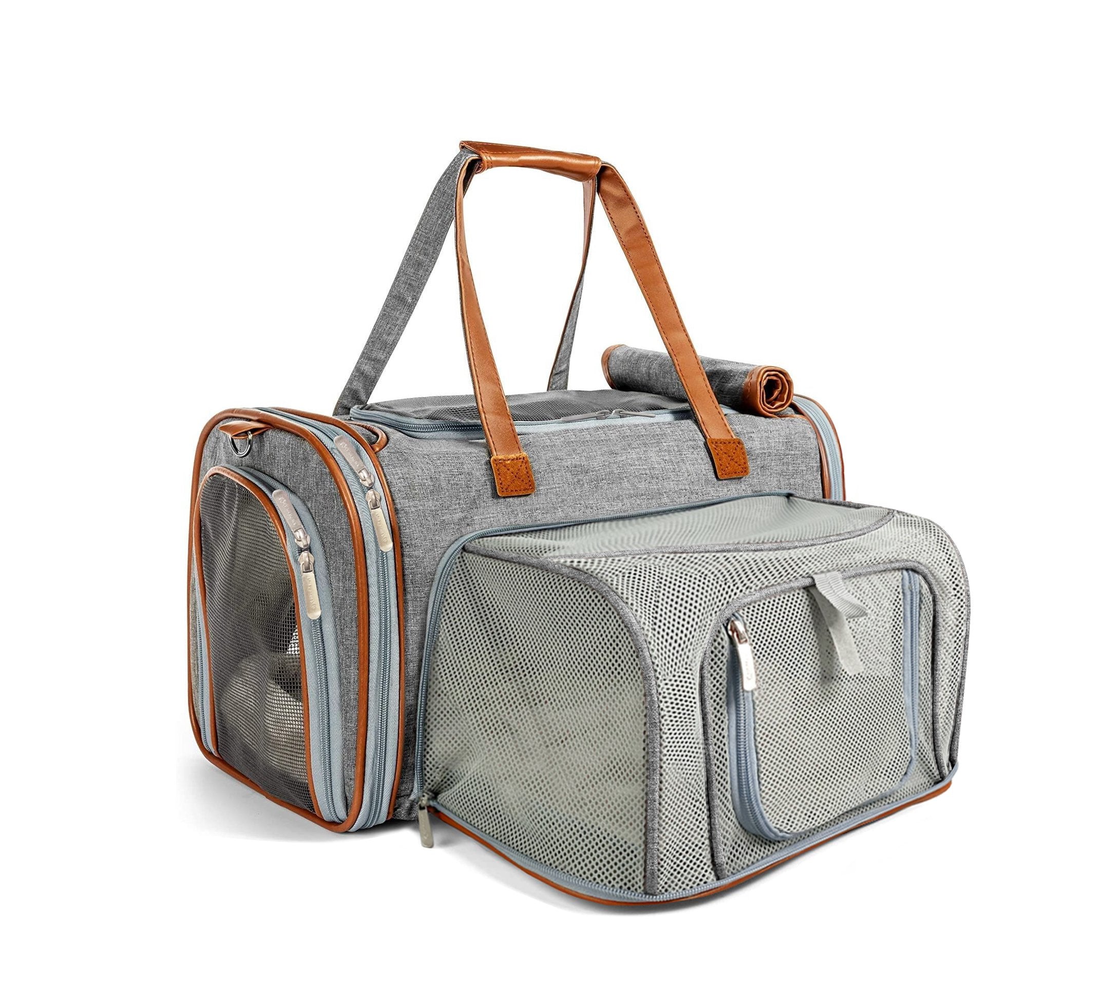 Mr. Peanuts Gold Series Big Apple XL Size Airline Compliant Expandable Pet Carrier
