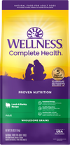 Wellness Complete Health Adult Lamb and Barely Dog Food