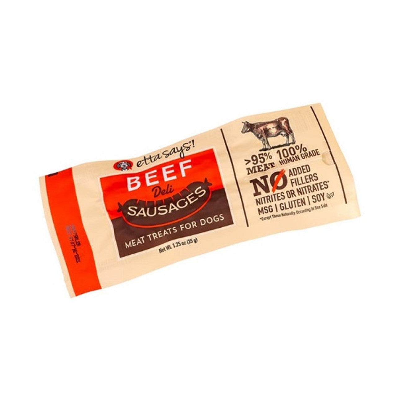 Etta Says Sausage Link Beef Dog Treat (1.25oz)