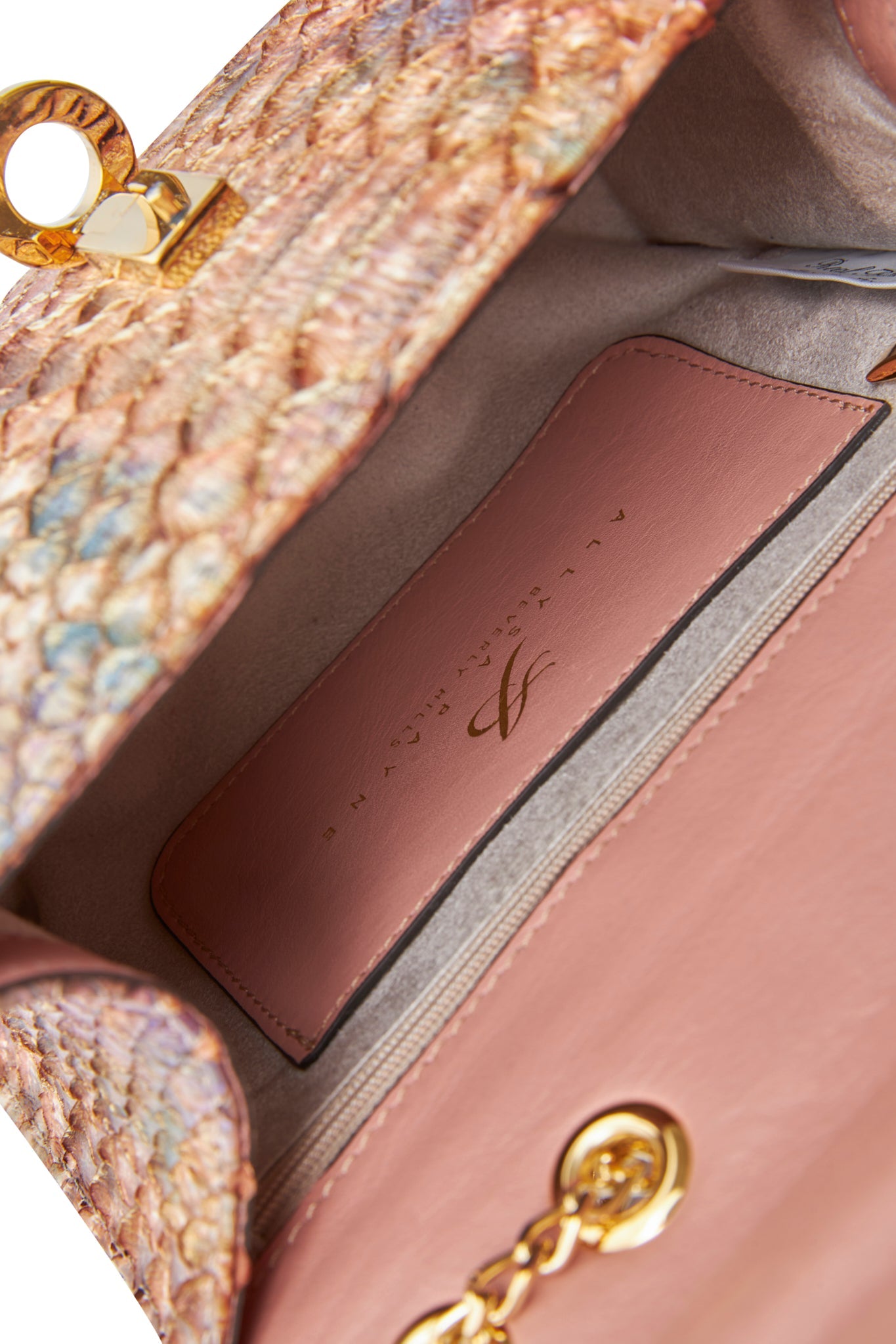 Allysa Payne Iridescent Python Day To Night Bag